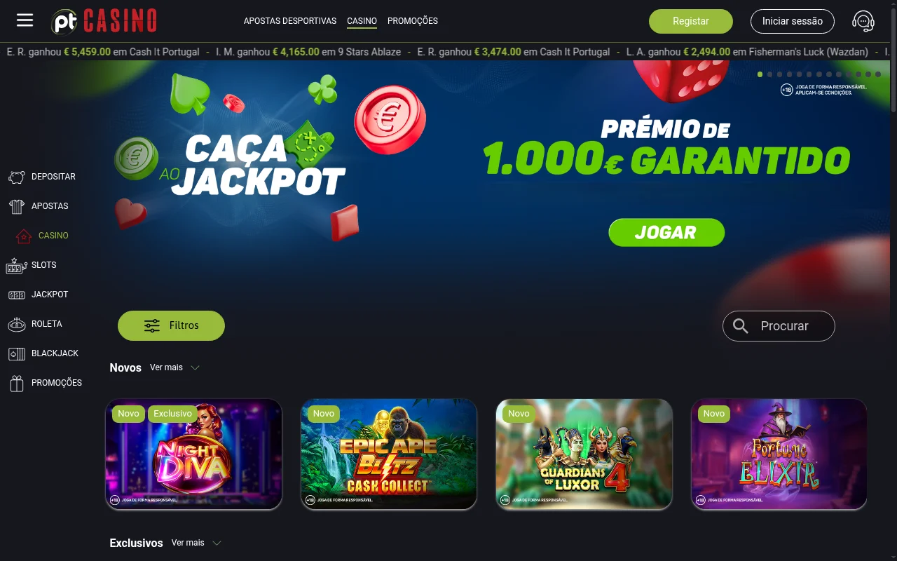 Placard casino online legal Santa Casa Portugal